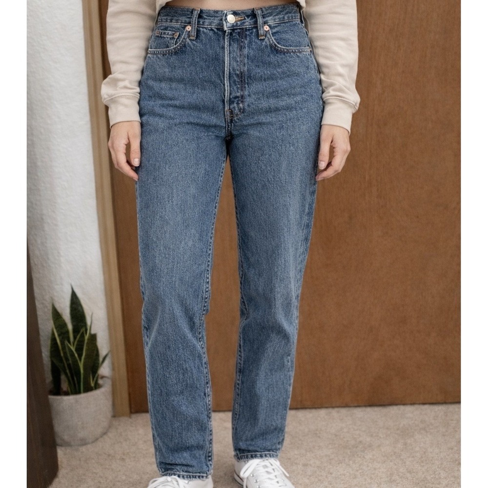 Vintage NEW USA Levi's 550 Jeans Womens 8 Long Relaxed Fit Tapered Leg Mom 90s